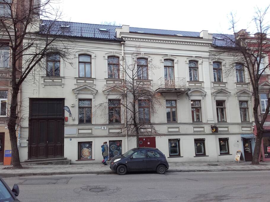 Building where you are located our hostel