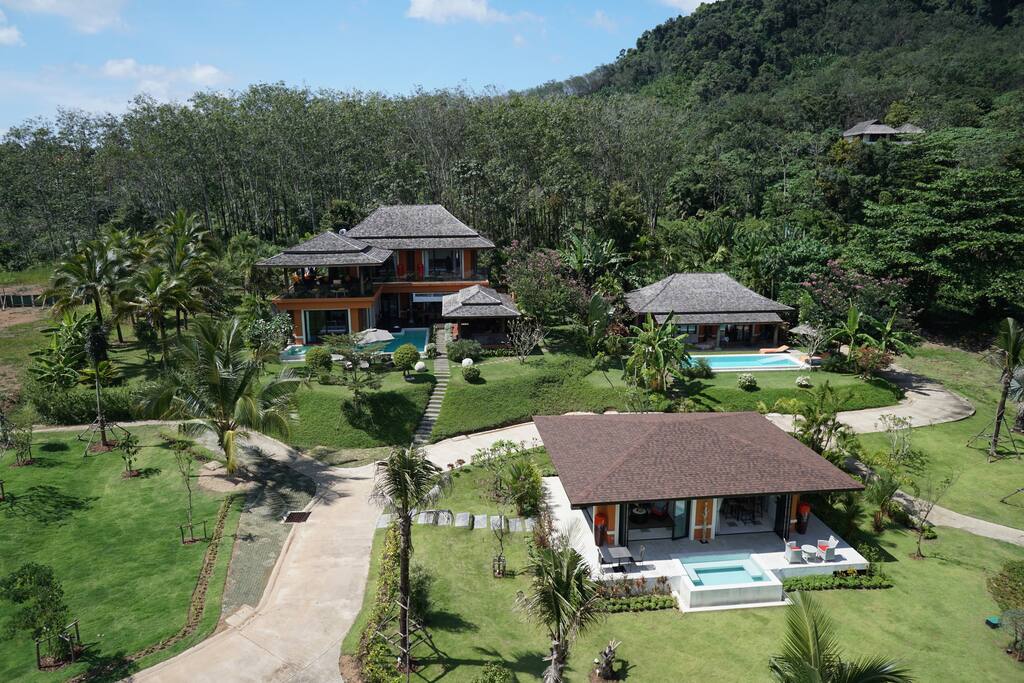 Holiday complex beachfront