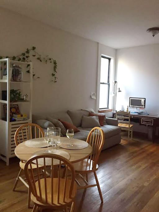Bright living/dinning room