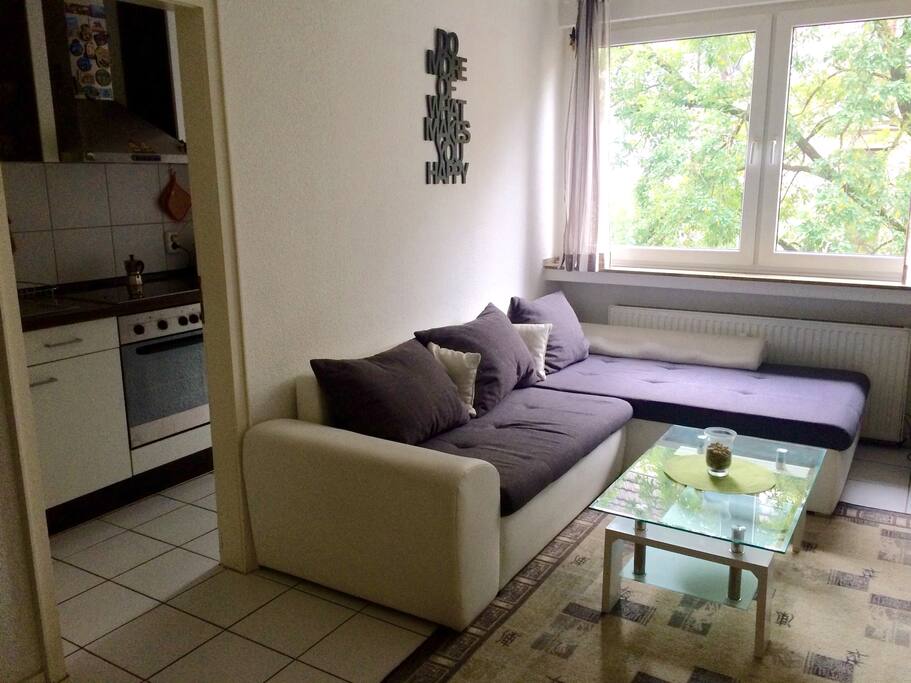 Wohn- und Schlafzimmer
