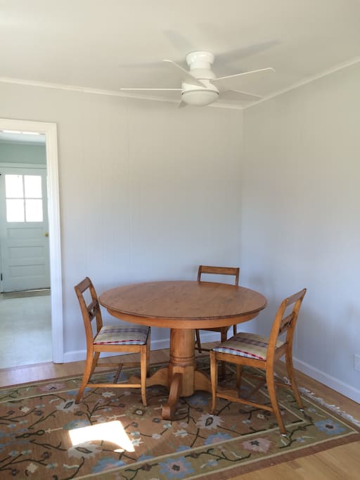 Dining table, seats four or more