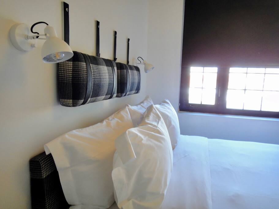 Leather Trimmed Cushions, Frette Linen, Down Pillows and Cozy Down Comforter