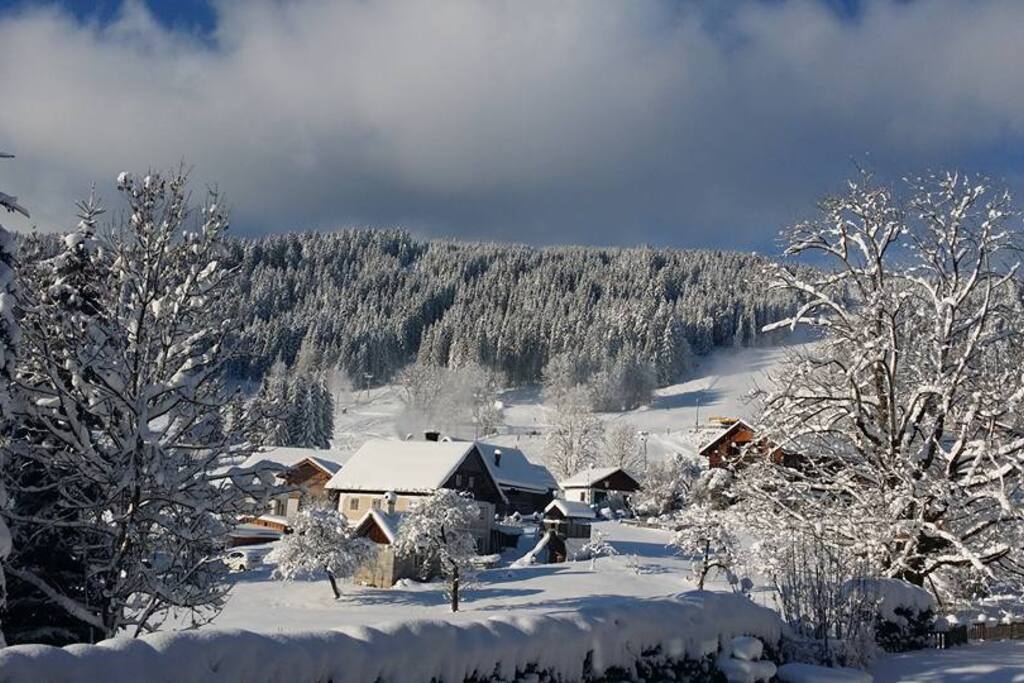 Uitzicht vanaf balkon