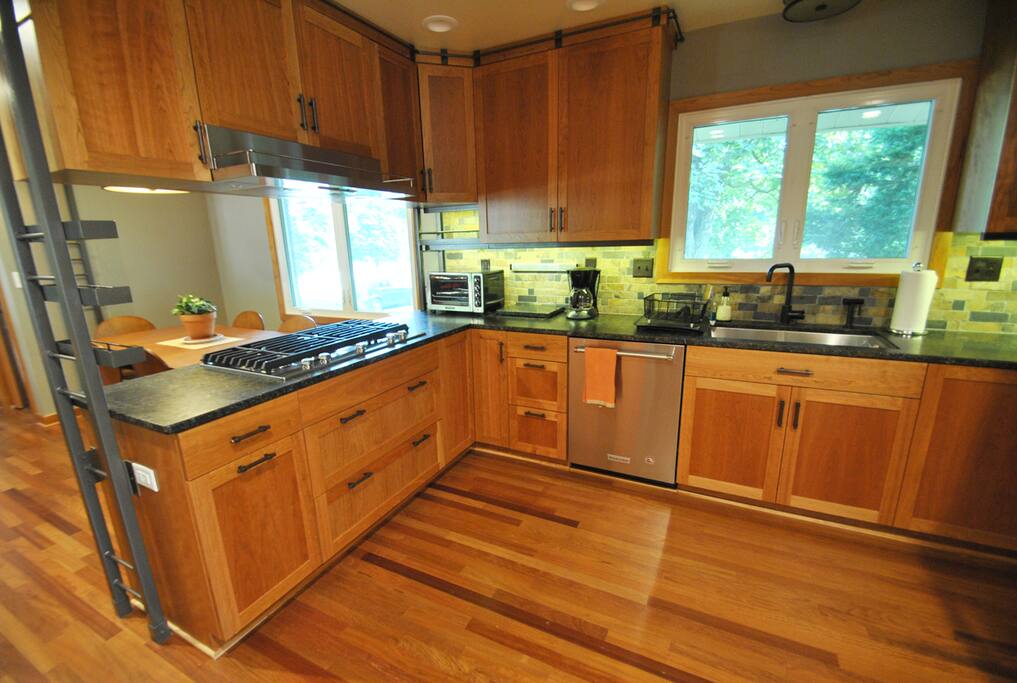 Newly remodeled open concept kitchen