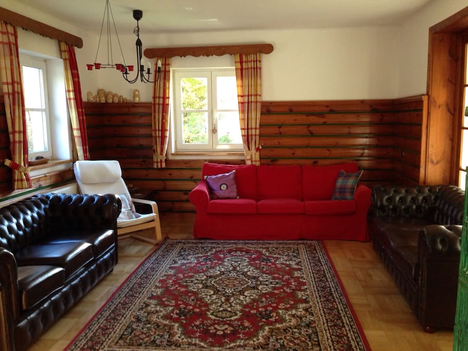 Sitting room, to relax, talk and chill out.
