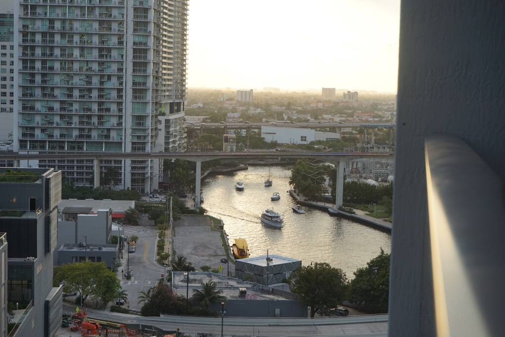 The view from the shared Balcony