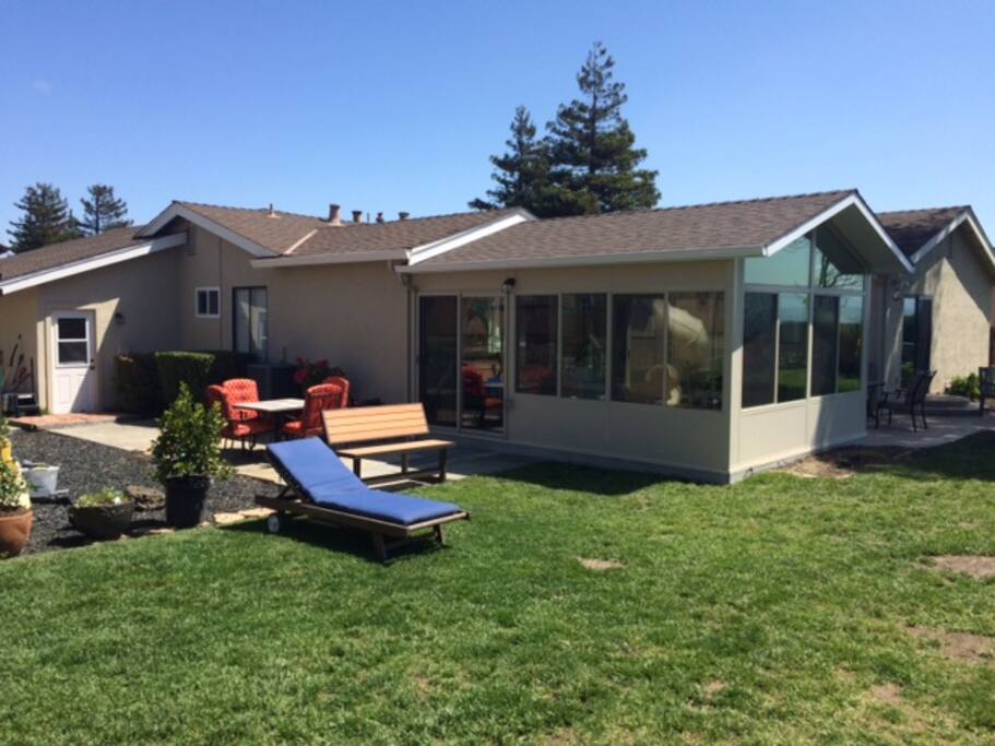 Back yard.