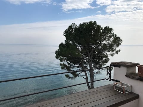 Lakefront apartment in Manerba del Garda