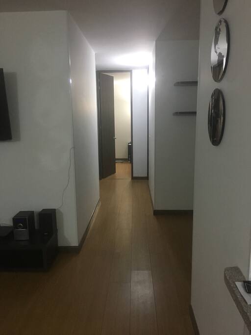 Hall hacia las habitaciones !!