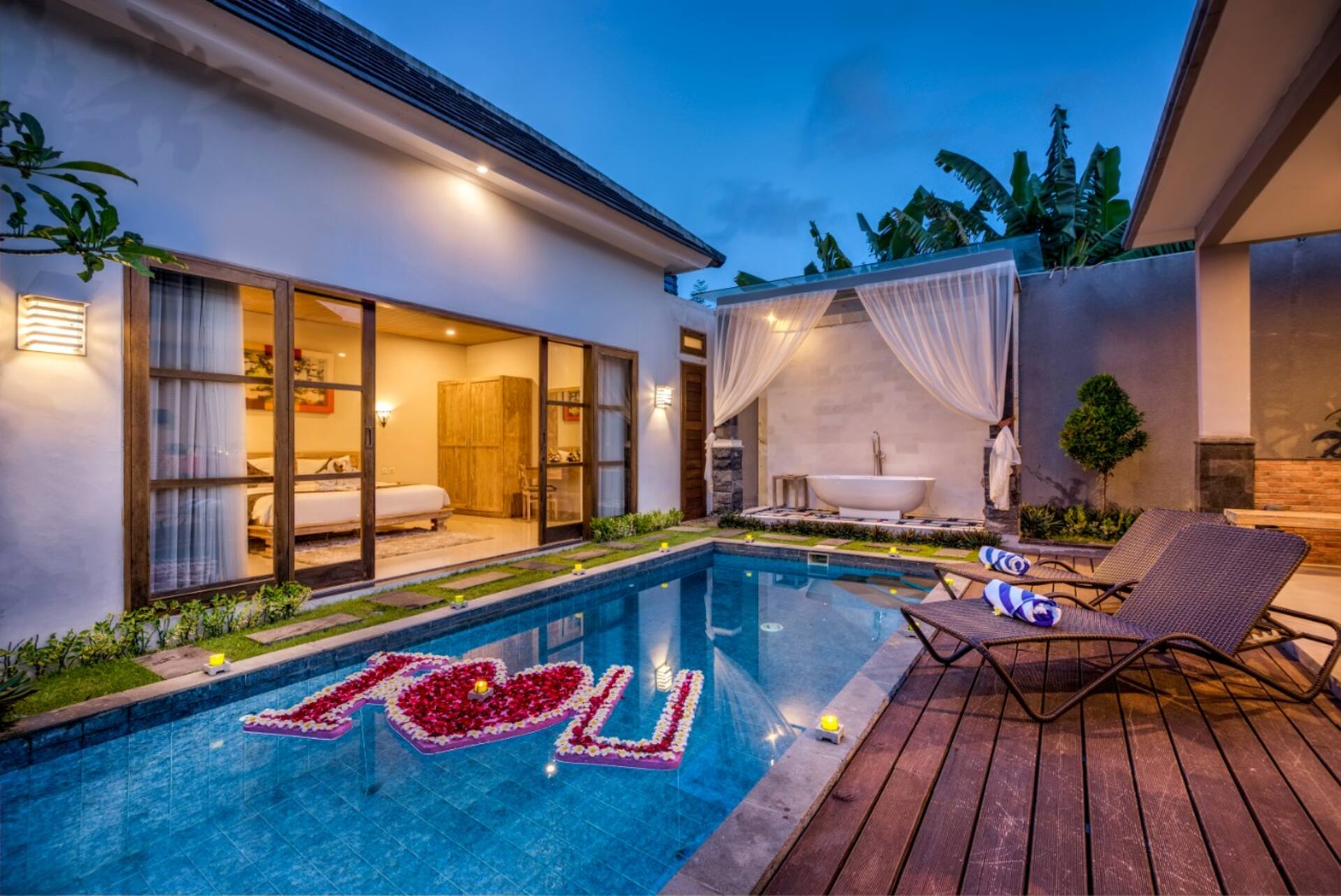 Luxury 1 Bedroom Private Pool Villa — Foto 3