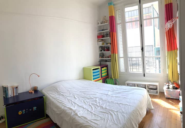 1楼： 3号房间，配有一张双人床