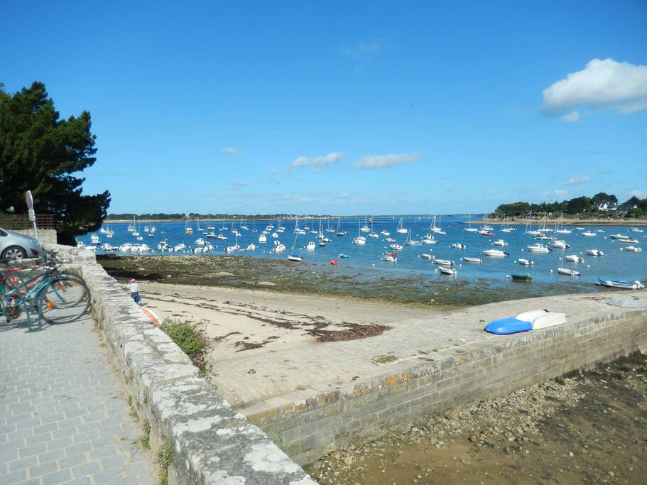 Le port et le golfe à 150 m