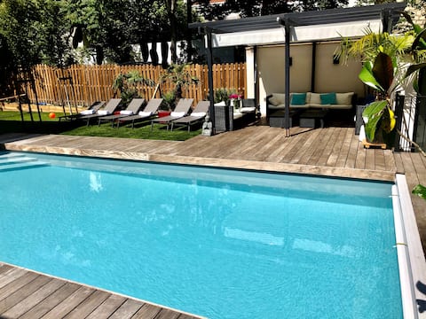 Villa Parisiata Pool, Sauna, Fitness and Garden