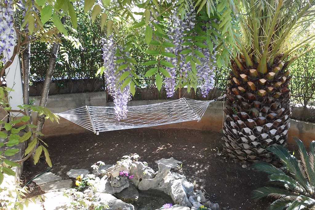 In the garden place for enjoy