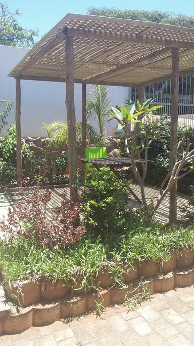 Outside chilling area