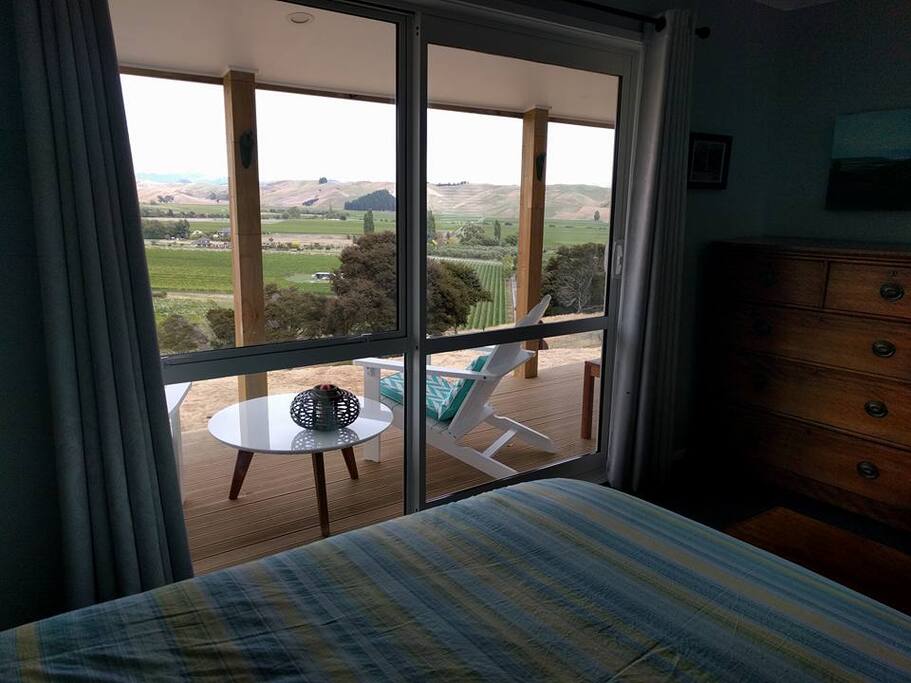 Sit in bed in the morning with a cuppa and enjoy the scenery.
