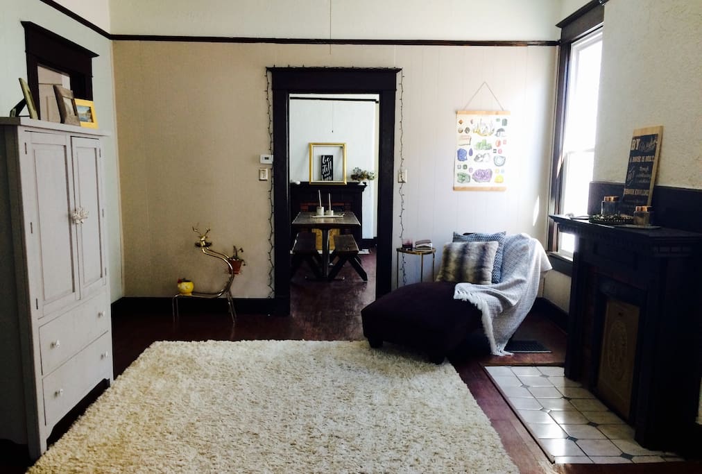 Warm and cozy chase lounging, with natural light throughout