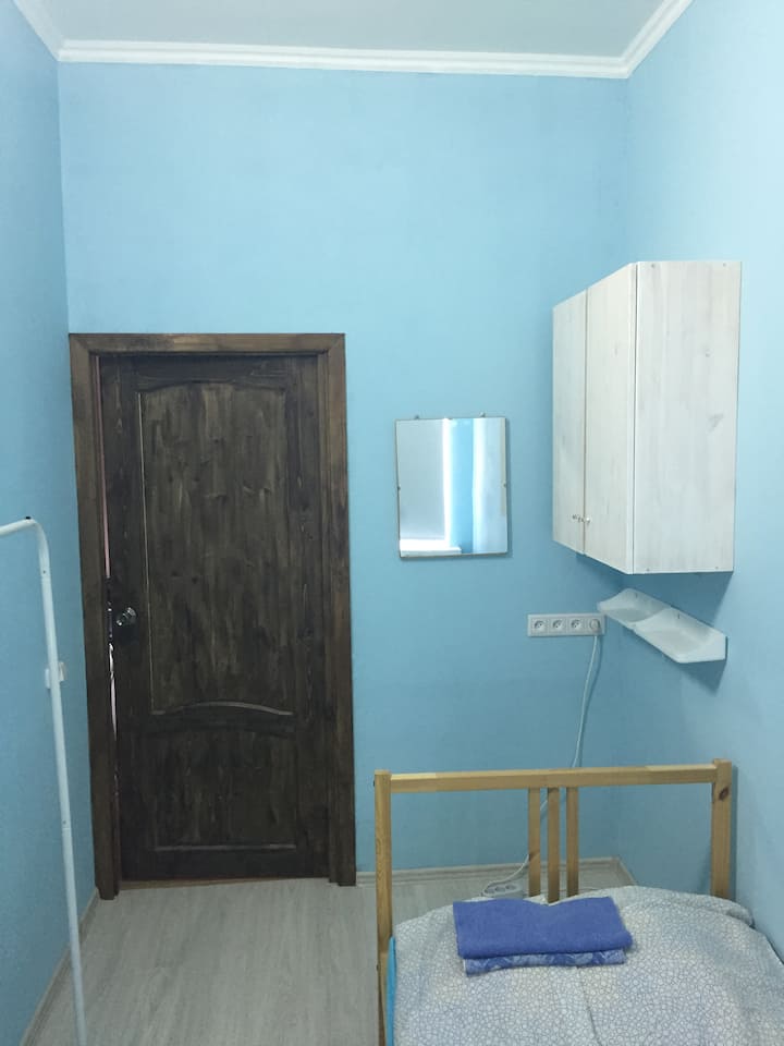 Blue room with a view