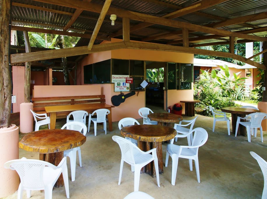 common area and kitchen