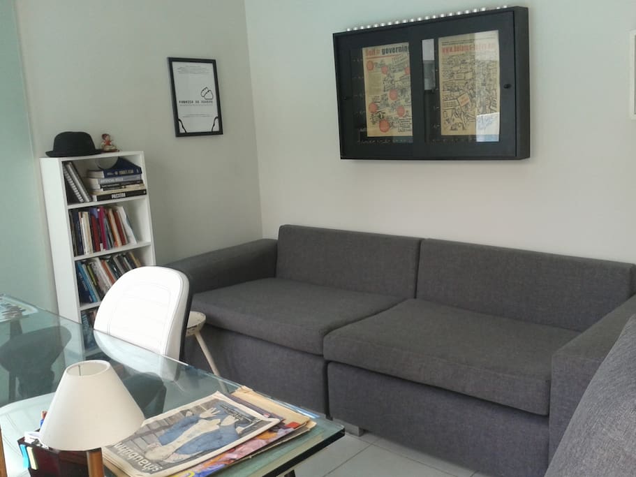 Private room and sleeping sofa (2 meters lenght)