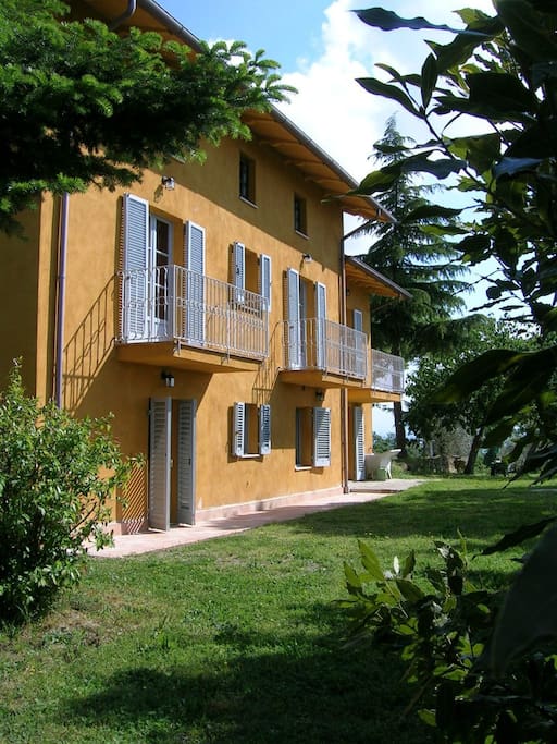 Rear of the house