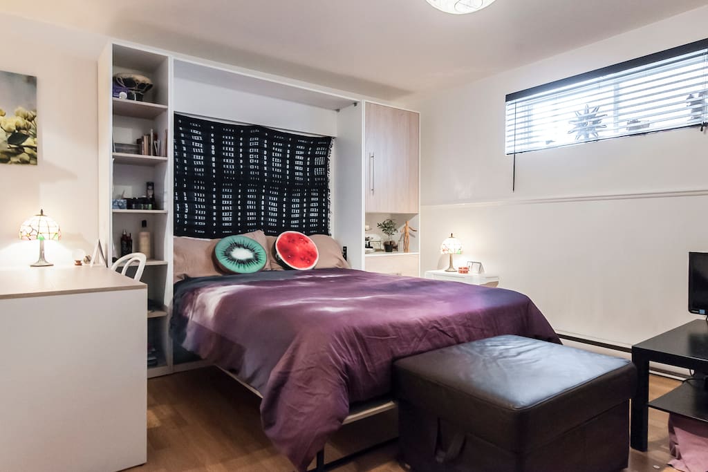 Not too much light in the morning with dark shutters