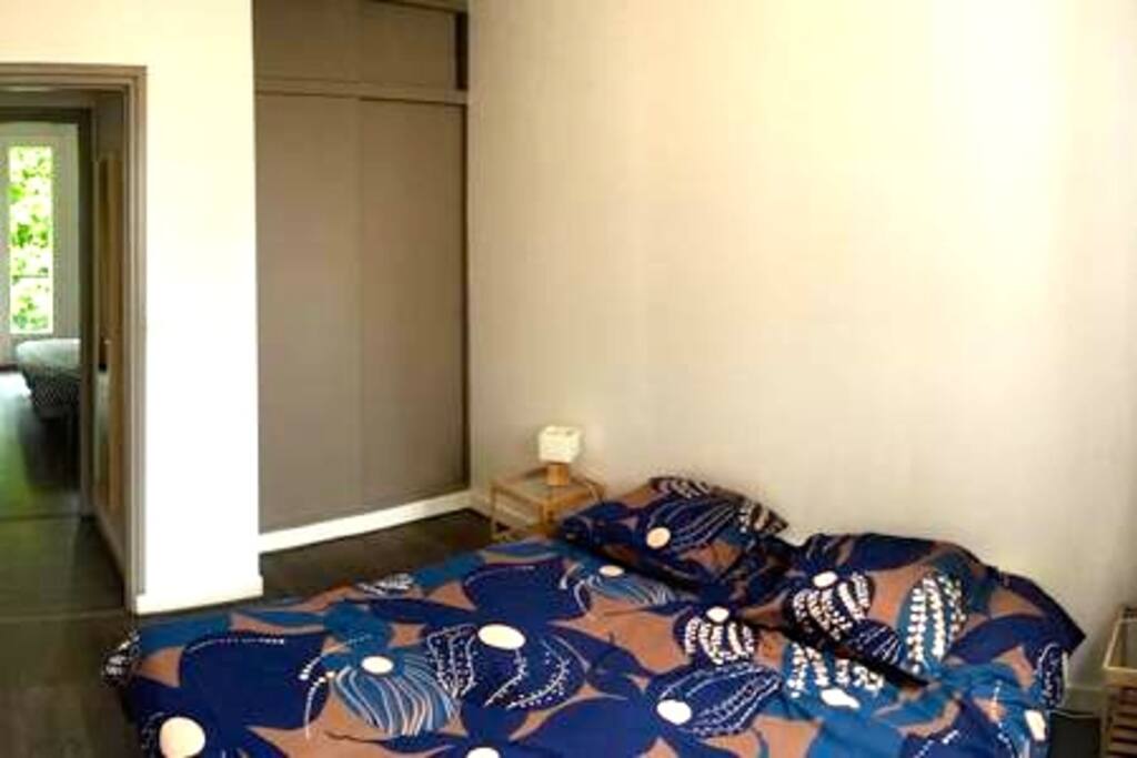 chambre double ou lits simples avec placard aménagé