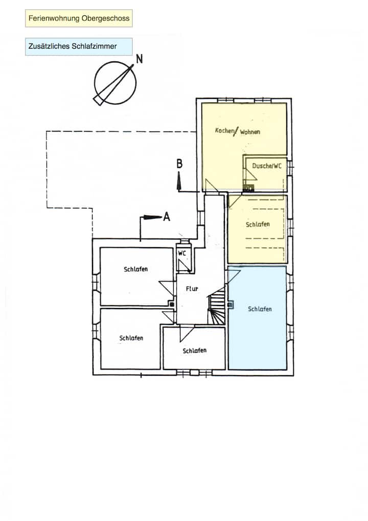 Grundriss der Wohnung