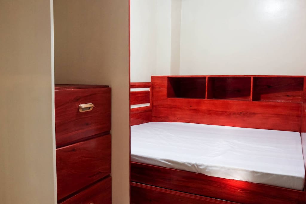 Only Bedroom with Queen Size Bed