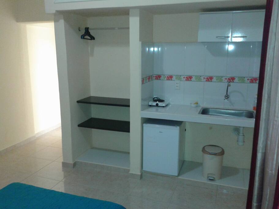Cocina y closet