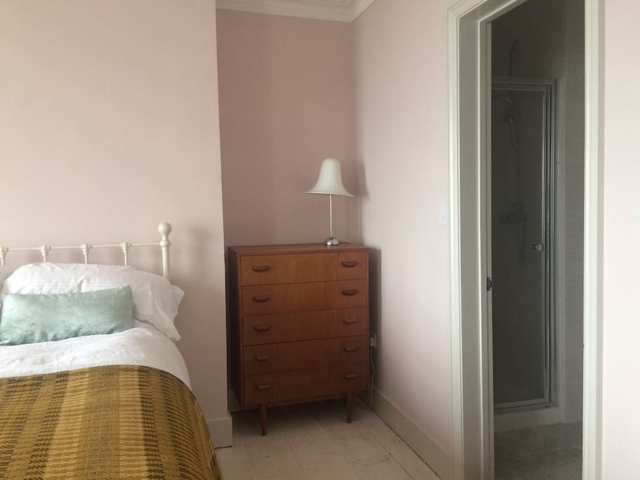 Sea view double bedroom with ensuite