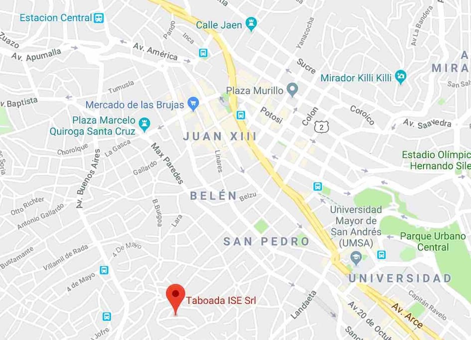 Ubicación del Departamento 2 (donde dice Taboada es el departamento)