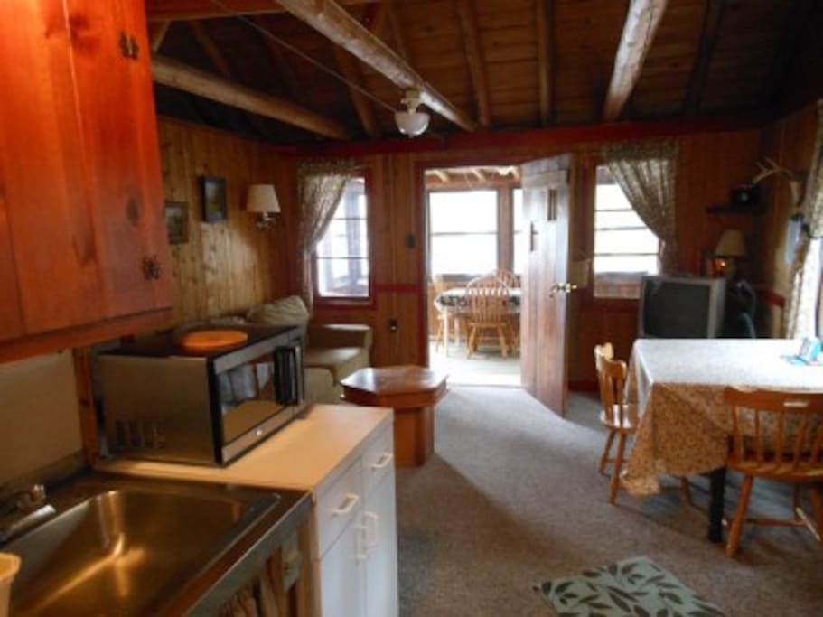 Kitchen and dining area
