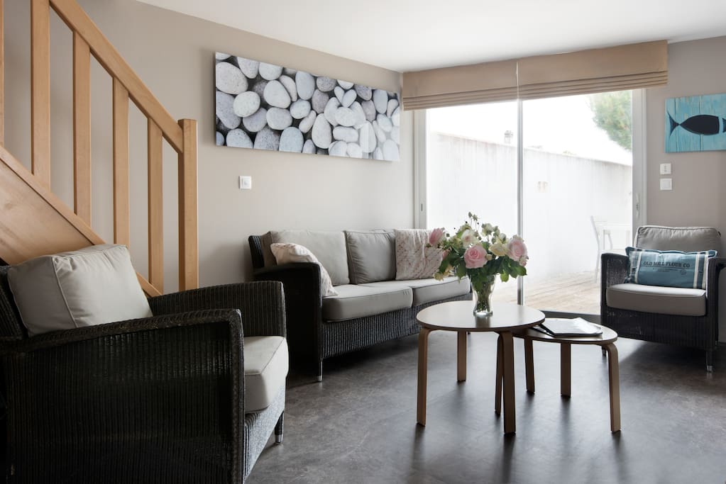 La lumière rentre aisément dans la maison
