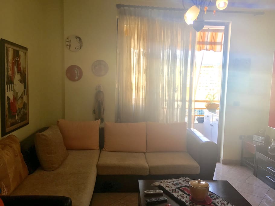 Living Room & Balcony