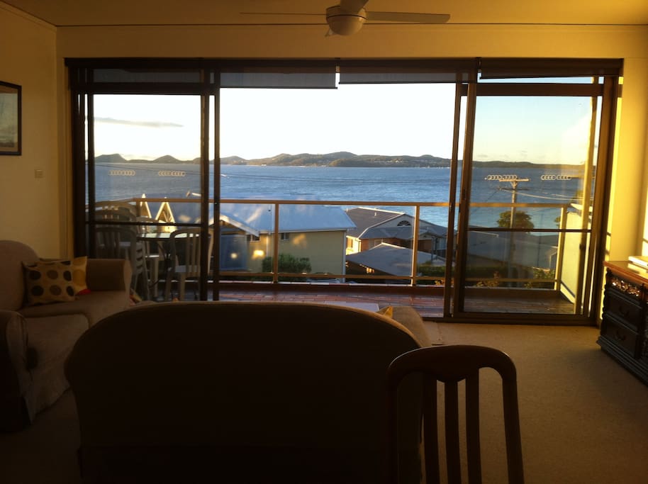 View from lounge room.