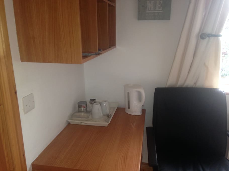 Tea & coffee facilities - just ask us for fresh milk