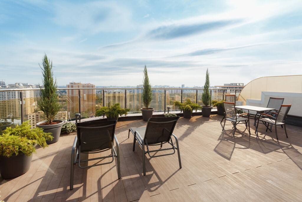 Ocean and City view Terrace