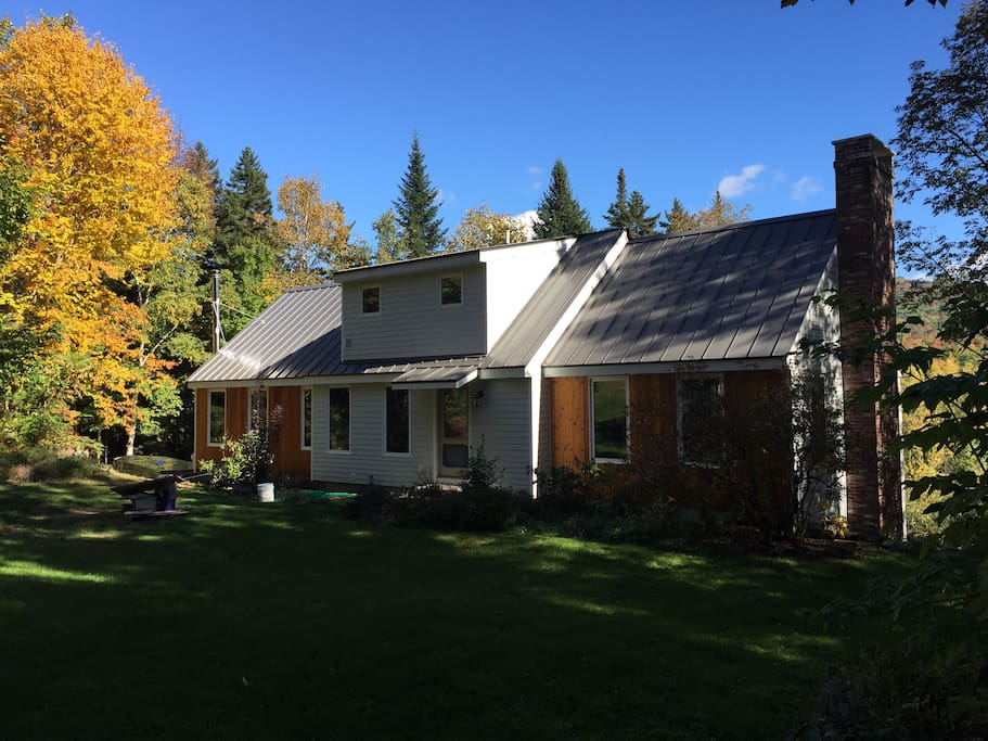 Front elevation (summer/fall)