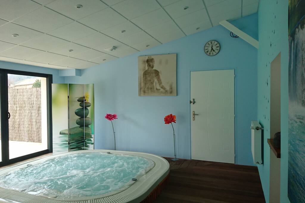 salle sauna, spa.
