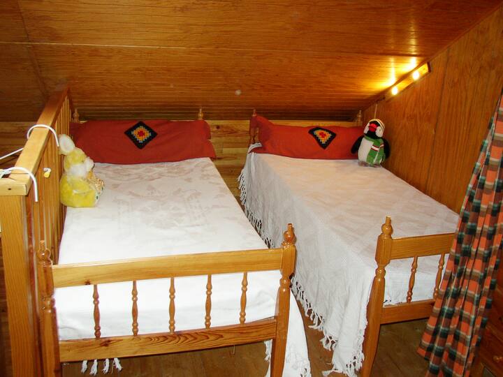 2 letti 90 sul soppalco