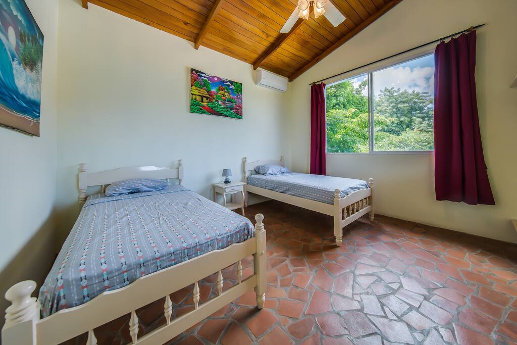 Bedroom with two twin beds