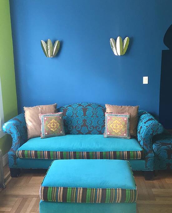 Living room couch.
