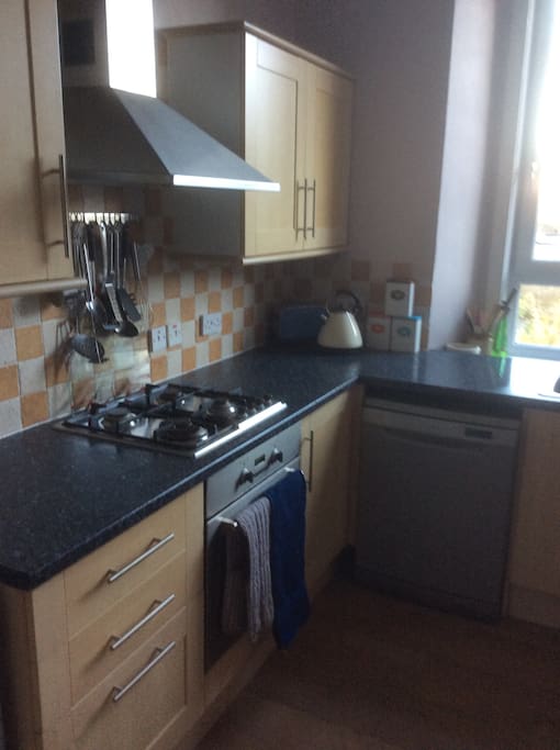 Modern bright and spacious kitchen
