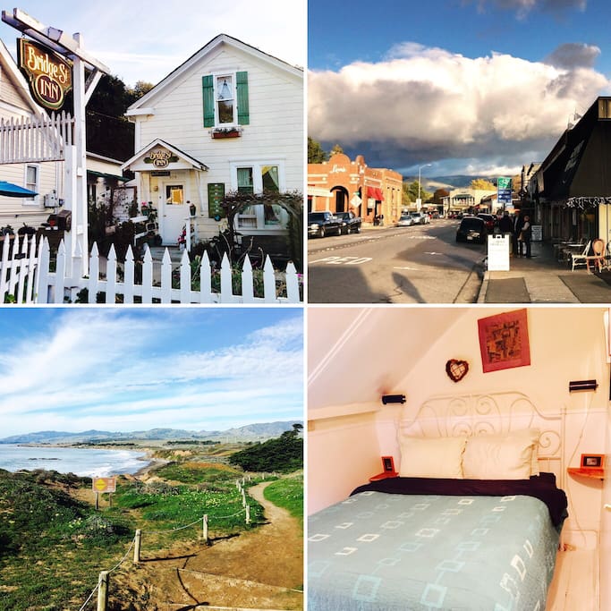 Your Cambria walking adventure begins at the Bridge Street Inn.