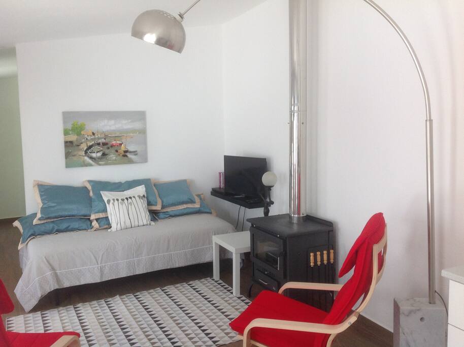 Bright comfortable lounge