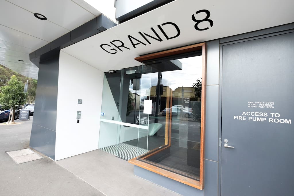 Building entrance.