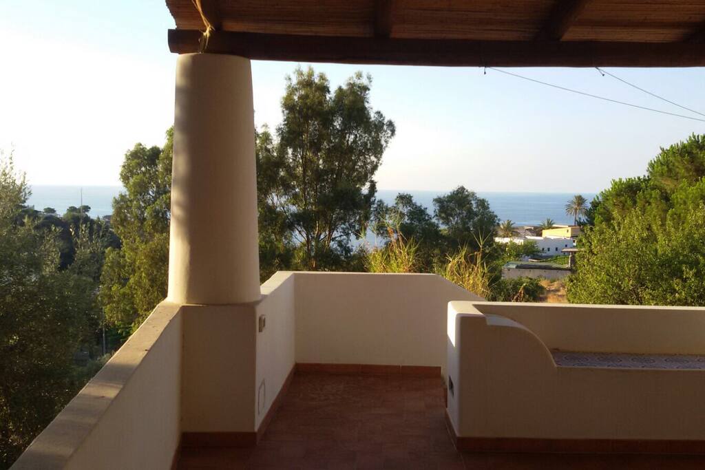 Vista da un angolo della terrazza