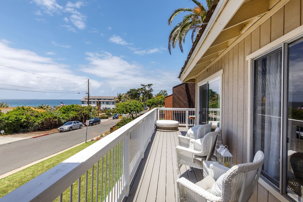 Ocean view from deck