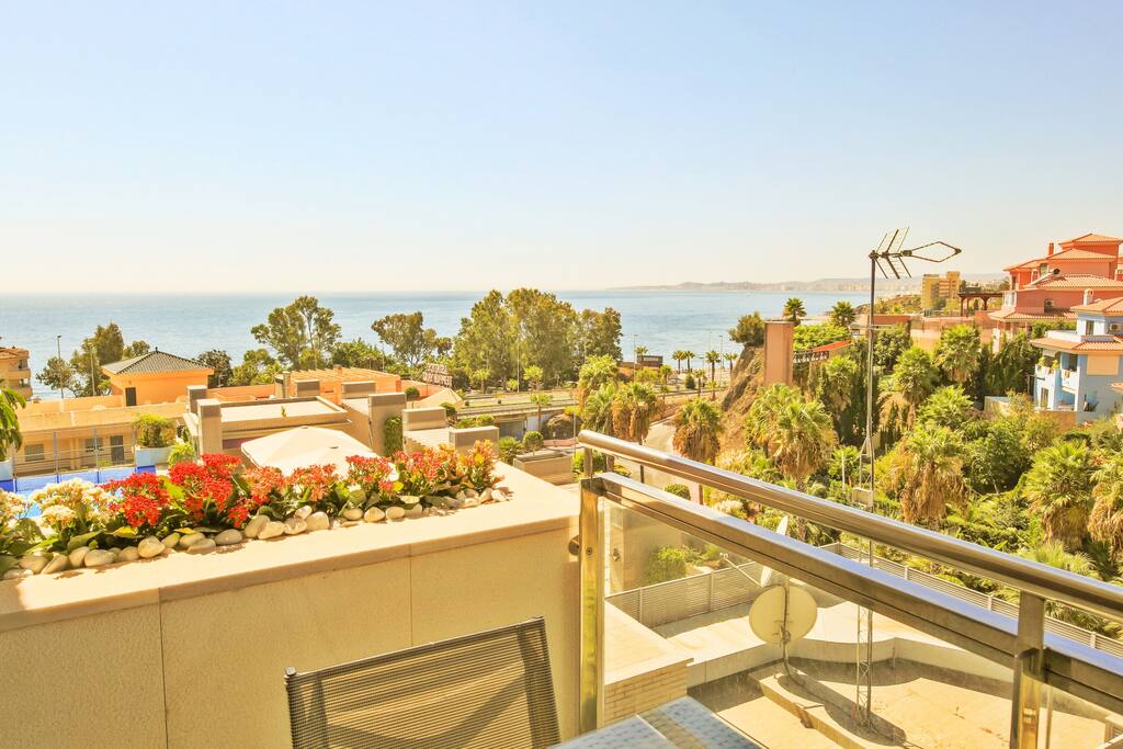 sea views from the terrace